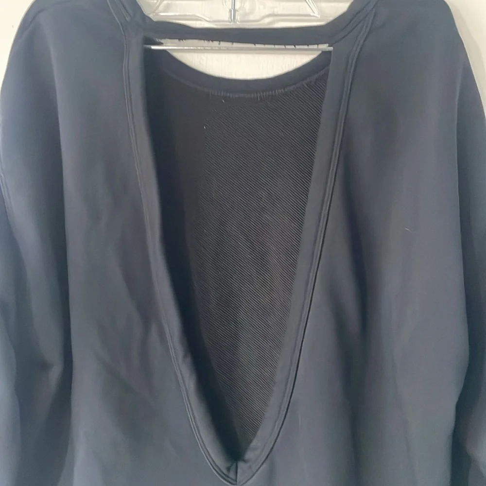 Nike dri-fit versa Open Back Sweatshirt
